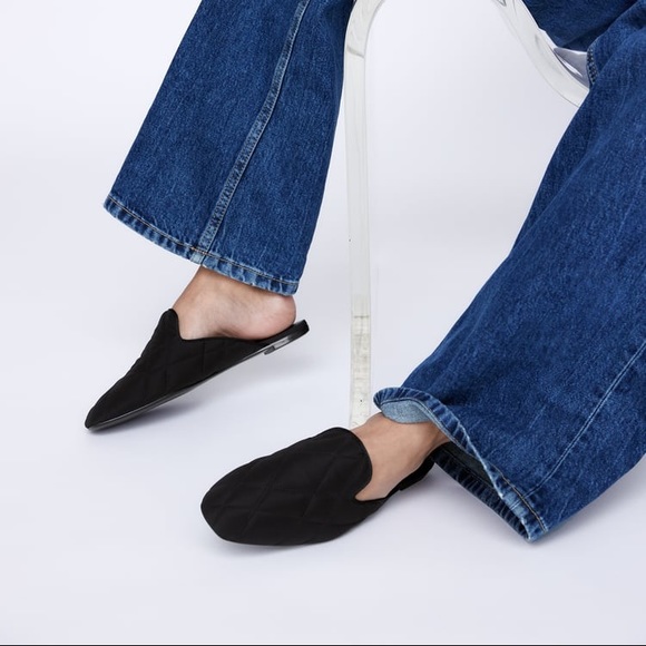Zara Shoes - Zara quilted mules